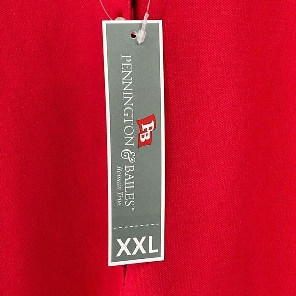Pennington & Bailes Remain True Classic Polo Uniform School Shirt Red Women XXL - Picture 5 of 8